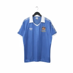 1981 MANCHESTER CITY Retro Umbro FA Cup Final Centenary Home Football Shirt (L)(1981 Manchester City Retro Umbro Fa Cup Final Centenary Home Football Shirt L)