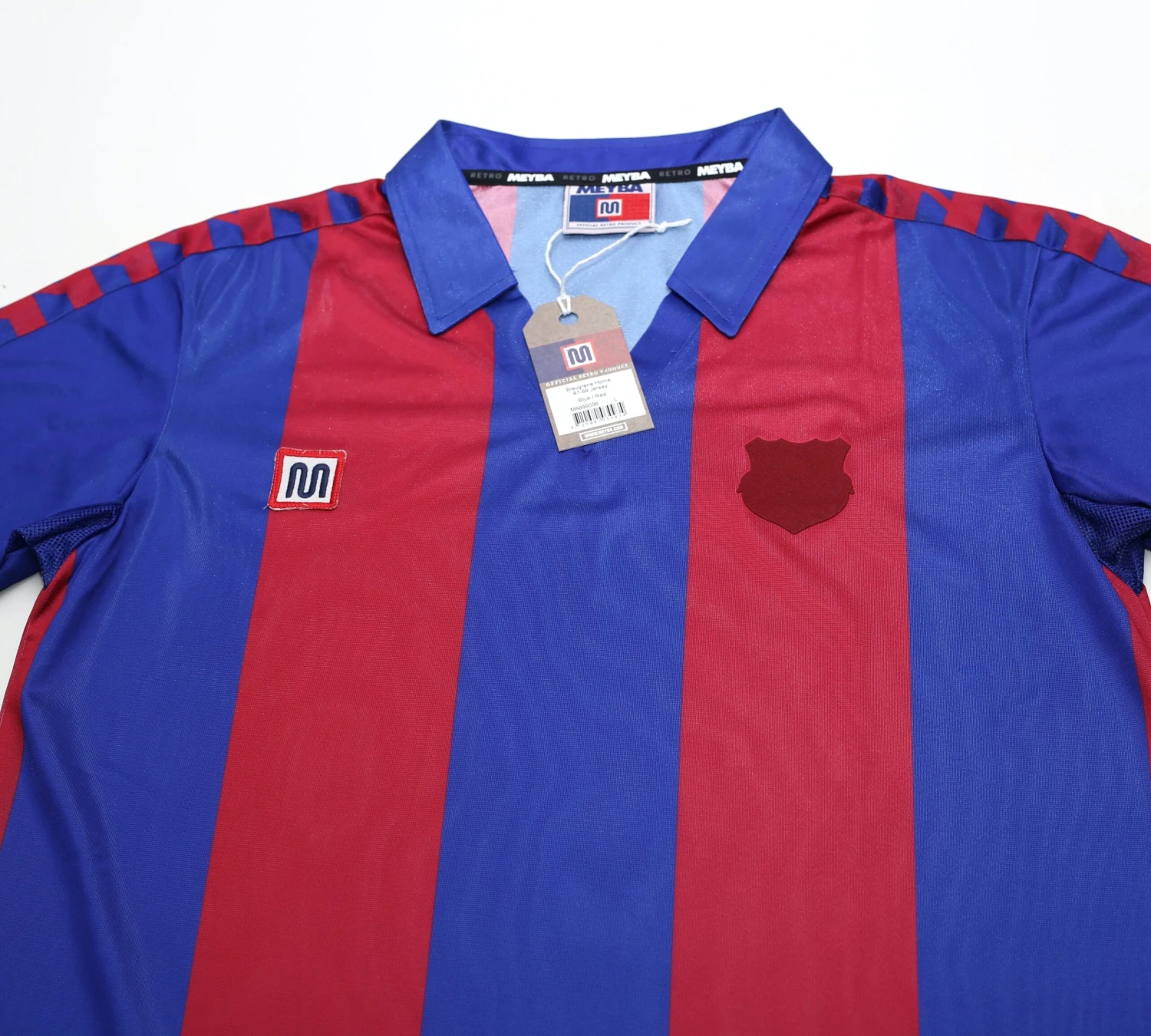 1982-89 Meyba retro Blaugrana home football shirt New(1984 89 meyba retro blaugrana home football shirt new) 1982-89 Meyba Retro Blaugrana Home Football Shirt New(1984 89 Meyba Retro Blaugrana Home Football Shirt New) -Football Shirt Collective 1982 89 meyba retro blaugrana home football shirt new 42055878443255 scaled