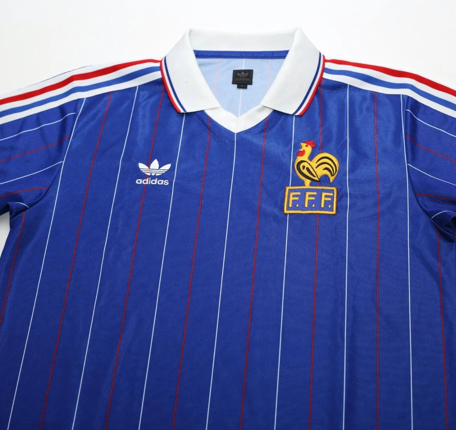 1982 France Retro adidas Originals Home Football Shirt (S) Carre Magique(1982 france retro adidas originals home football shirt s carre magique) 1982 France Retro Adidas Originals Home Football Shirt (S) Carre Magique(1982 France Retro Adidas Originals Home Football Shirt S Carre Magique) -Football Shirt Collective 1982 france retro adidas originals home football shirt s carre magique 71438382072182