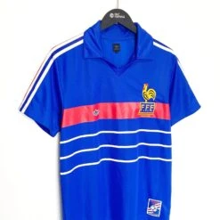 1984 FRANCE Retro Adidas Originals Home Football Shirt (M) Platini Era(1984 France Retro Adidas Originals Home Football Shirt M Platini Era) -Football Shirt Collective 1984 france retro adidas originals home football shirt m platini era 39813548572919
