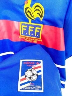 1984 FRANCE Retro Adidas Originals Home Football Shirt (M) Platini Era(1984 France Retro Adidas Originals Home Football Shirt M Platini Era) -Football Shirt Collective 1984 france retro adidas originals home football shirt m platini era 39813548769527