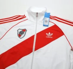 1985/86 RIVER PLATE Retro Adidas Originals Football Track Top Jacket (M) BNWT(1985 86 River Plate Retro Adidas Originals Football Track Top Jacket M Bnwt) 2 1985/86 RIVER PLATE Retro Adidas Originals Football Track Top Jacket (M) BNWT(1985 86 River Plate Retro Adidas Originals Football Track Top Jacket M Bnwt) -Football Shirt Collective 1985 86 river plate retro adidas originals football track top jacket m bnwt 43018465313015
