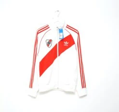 1985/86 RIVER PLATE Retro Adidas Originals Football Track Top Jacket (M) BNWT(1985 86 River Plate Retro Adidas Originals Football Track Top Jacket M Bnwt)