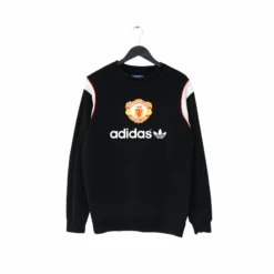 1985 Inspired MANCHESTER UNITED Retro Adidas Originals Sweatshirt (L)(1985 Inspired Manchester United Retro Adidas Originals Sweatshirt L)
