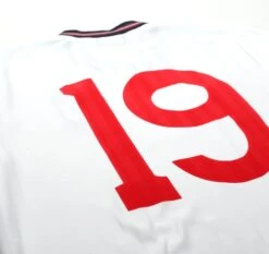 1986 BARNES #19 England Retro Umbro Home Football Shirt (L) Mexico World Cup(1986 Barnes 19 England Retro Umbro Home Football Shirt L Mexico World Cup) -Football Shirt Collective 1986 barnes 19 england retro umbro home football shirt l mexico world cup 1171895388