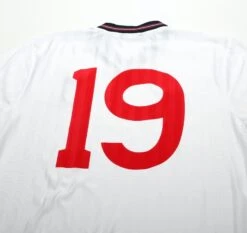 1986 BARNES #19 England Retro Umbro Home Football Shirt (L) Mexico World Cup(1986 Barnes 19 England Retro Umbro Home Football Shirt L Mexico World Cup) -Football Shirt Collective 1986 barnes 19 england retro umbro home football shirt l mexico world cup 1171895391