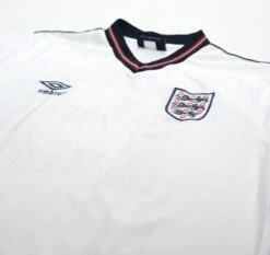 1986 BARNES #19 England Retro Umbro Home Football Shirt (L) Mexico World Cup(1986 Barnes 19 England Retro Umbro Home Football Shirt L Mexico World Cup) -Football Shirt Collective 1986 barnes 19 england retro umbro home football shirt l mexico world cup 1171895393