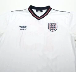 1986 BARNES #19 England Retro Umbro Home Football Shirt (L) Mexico World Cup(1986 Barnes 19 England Retro Umbro Home Football Shirt L Mexico World Cup) -Football Shirt Collective 1986 barnes 19 england retro umbro home football shirt l mexico world cup 1171895395