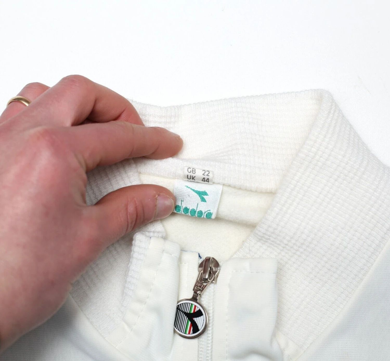 1988/90 ITALY Vintage Diadora Track Top Jacket (L)(1988 90 italy vintage diadora track top jacket l) 1988/90 ITALY Vintage Diadora Track Top Jacket (L)(1988 90 Italy Vintage Diadora Track Top Jacket L) -Football Shirt Collective 1988 90 italy vintage diadora track top jacket l 42125161038071