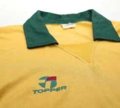 1988/91 BRAZIL Vintage Topper Home Football Shirt Jersey (S/M)(1988 91 Brazil Vintage Topper Home Football Shirt Jersey S M) -Football Shirt Collective 1988 91 brazil vintage topper home football shirt jersey s m 41547679072503