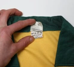 1988/91 BRAZIL Vintage Topper Home Football Shirt Jersey (S/M)(1988 91 Brazil Vintage Topper Home Football Shirt Jersey S M) -Football Shirt Collective 1988 91 brazil vintage topper home football shirt jersey s m 41547679301879