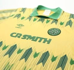 1989/91 CELTIC Vintage Umbro Away Football Shirt (M)(1989 91 Celtic Vintage Umbro Away Football Shirt M) -Football Shirt Collective 1989 91 celtic vintage umbro away football shirt m 1183780519