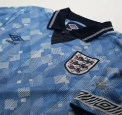 1990/92 ENGLAND Retro Official Umbro Re-Issue 3rd Football Shirt (S) Italia 90(1990 92 England Retro Official Umbro Re Issue 3rd Football Shirt S Italia 90) -Football Shirt Collective 1990 92 england retro official umbro re issue 3rd football shirt s italia 90 73402827309430