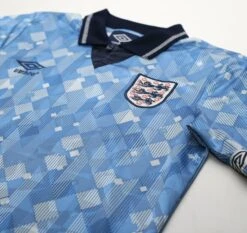 1990/92 ENGLAND Retro Official Umbro Re-Issue 3rd Football Shirt (S) Italia 90(1990 92 England Retro Official Umbro Re Issue 3rd Football Shirt S Italia 90) -Football Shirt Collective 1990 92 england retro official umbro re issue 3rd football shirt s italia 90 73402827407734