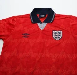 1990/92 GASCOIGNE #19 England Retro Umbro Away Football Shirt (S) Italia 90(1990 92 Gascoigne 19 England Retro Umbro Away Football Shirt S Italia 90) 4 1990/92 GASCOIGNE #19 England Retro Umbro Away Football Shirt (S) Italia 90(1990 92 Gascoigne 19 England Retro Umbro Away Football Shirt S Italia 90) -Football Shirt Collective 1990 92 gascoigne 19 england retro umbro away football shirt s italia 90 41142616981751