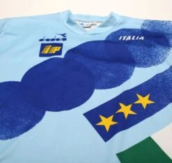 1990/92 ITALY Vintage Diadora Player Issue Spec Training Shirt (L)(1990 92 Italy Vintage Diadora Player Issue Spec Training Shirt L) -Football Shirt Collective 1990 92 italy vintage diadora player issue spec training shirt l 1160900519