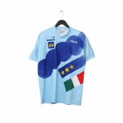 1990/92 ITALY Vintage Diadora Player Issue Spec Training Shirt (L)(1990 92 Italy Vintage Diadora Player Issue Spec Training Shirt L)