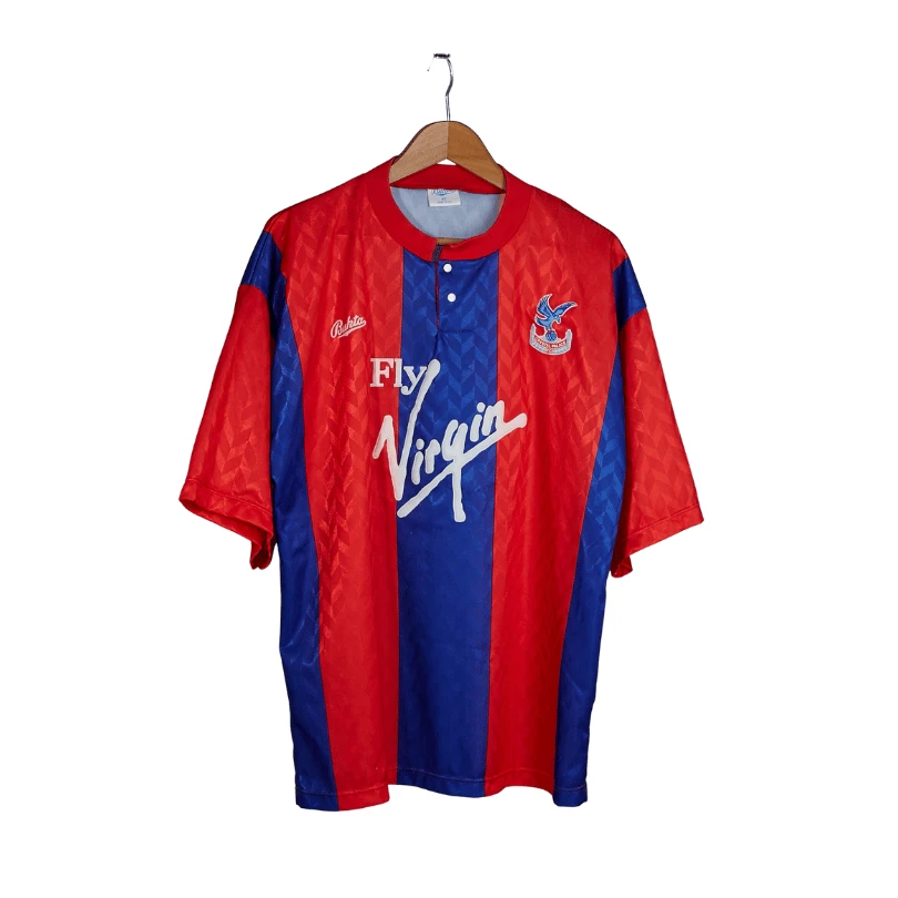 1990 Crystal Palace home shirt Bukta L(1990 crystal palace home shirt) 1990 Crystal Palace Home Shirt Bukta L(1990 Crystal Palace Home Shirt) -Football Shirt Collective 1990 crystal palace home shirt bukta l 39663387050231