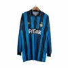 1990 Inter Milan Home Umbro Long Sleeve Shirt L Excellent(1990 Inter Milan Home)