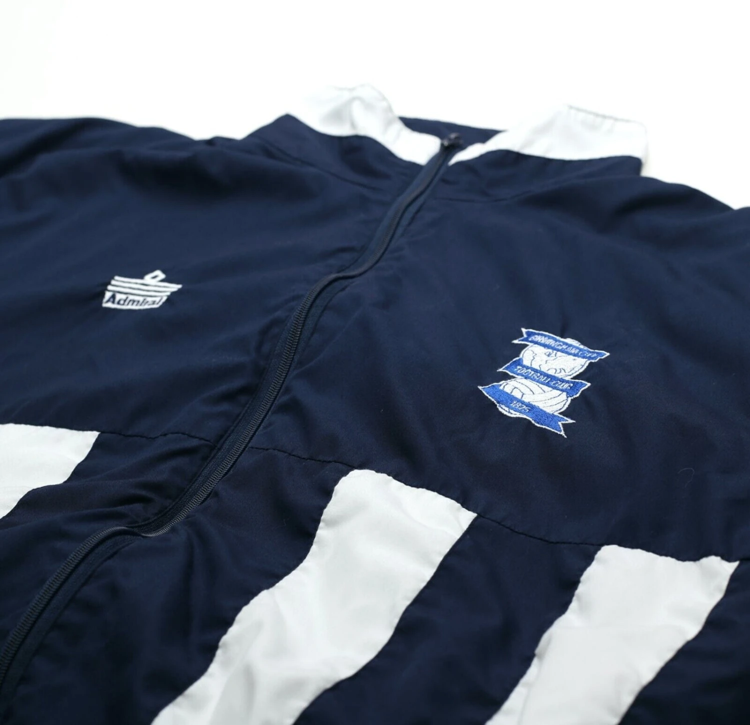 1990's Birmingham City Vintage Admiral Football Track Top Jacket (S)(1990s birmingham city vintage admiral football track top jacket s) 1990's Birmingham City Vintage Admiral Football Track Top Jacket (S)(1990s Birmingham City Vintage Admiral Football Track Top Jacket S) -Football Shirt Collective 1990 s birmingham city vintage admiral football track top jacket s 58322972311799