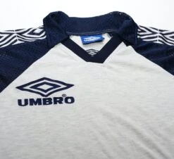 1990's UMBRO Pro Training Football Shirt Top (M)(1990s Umbro Football Training Shirt Top M) -Football Shirt Collective 1990 s umbro pro training football shirt top m 40133709267191