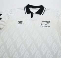 1991/93 DERBY COUNTY Vintage Umbro Home Football Shirt Jersey (L)(1991 93 Derby County Vintage Umbro Home Football Shirt Jersey L) 2 1991/93 DERBY COUNTY Vintage Umbro Home Football Shirt Jersey (L)(1991 93 Derby County Vintage Umbro Home Football Shirt Jersey L) -Football Shirt Collective 1991 93 derby county vintage umbro home football shirt jersey l 43018381918455