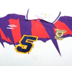 1991/93 McCOIST #5 Scotland Euro 92 Umbro Away Football Shirt (XL) Rangers(1991 93 Mccoist 5 Scotland Euro 92 Umbro Away Football Shirt Xl Rangers 1) -Football Shirt Collective 1991 93 mccoist 5 scotland euro 92 umbro away football shirt xl rangers 41211629076727