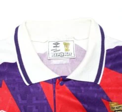1991/93 McCOIST #5 Scotland Euro 92 Umbro Away Football Shirt (XL) Rangers(1991 93 Mccoist 5 Scotland Euro 92 Umbro Away Football Shirt Xl Rangers 1) -Football Shirt Collective 1991 93 mccoist 5 scotland euro 92 umbro away football shirt xl rangers 41211629404407