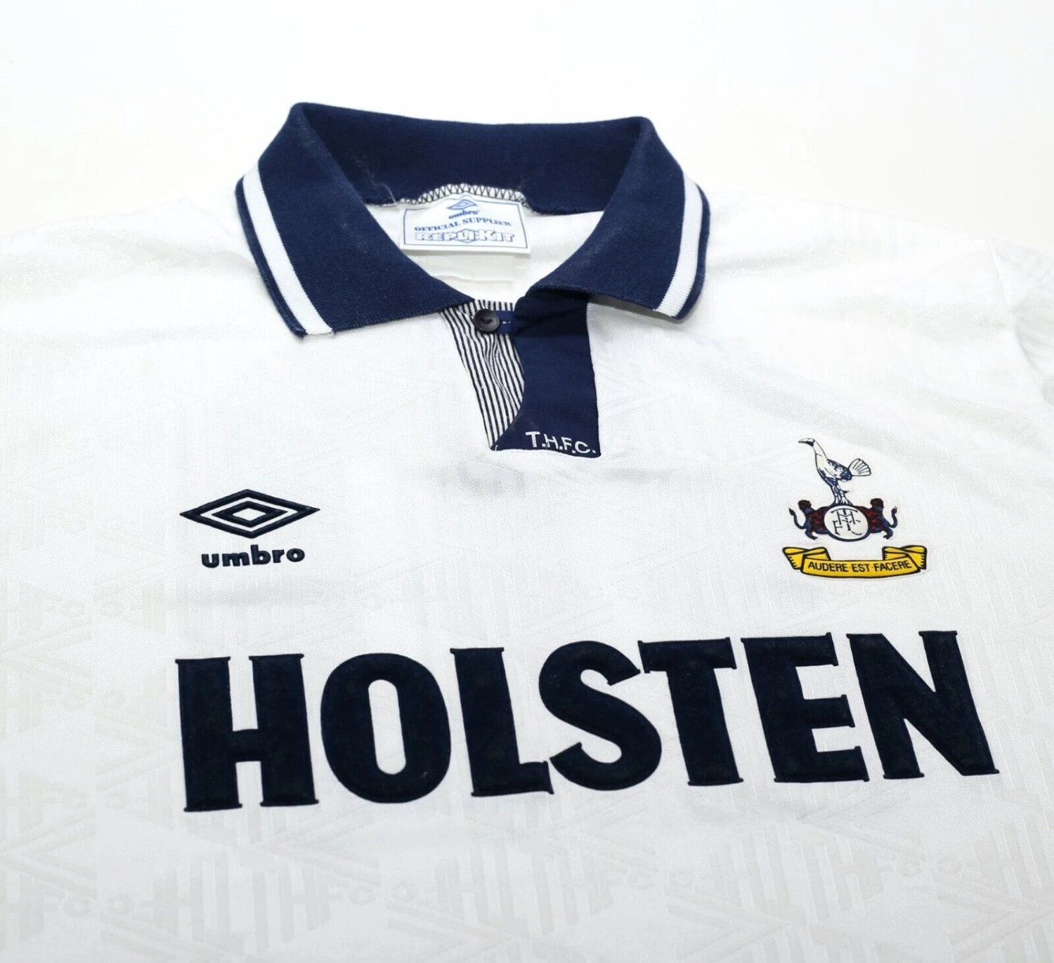 1991/93 SHERINGHAM #10 Tottenham Hotspur Vintage Umbro HOME Football Shirt (L)(1991 93 sheringham 10 tottenham hotspur vintage umbro home football shirt l) 1991/93 SHERINGHAM #10 Tottenham Hotspur Vintage Umbro HOME Football Shirt (L)(1991 93 Sheringham 10 Tottenham Hotspur Vintage Umbro Home Football Shirt L) -Football Shirt Collective 1991 93 sheringham 10 tottenham hotspur vintage umbro home football shirt l 39962873430263