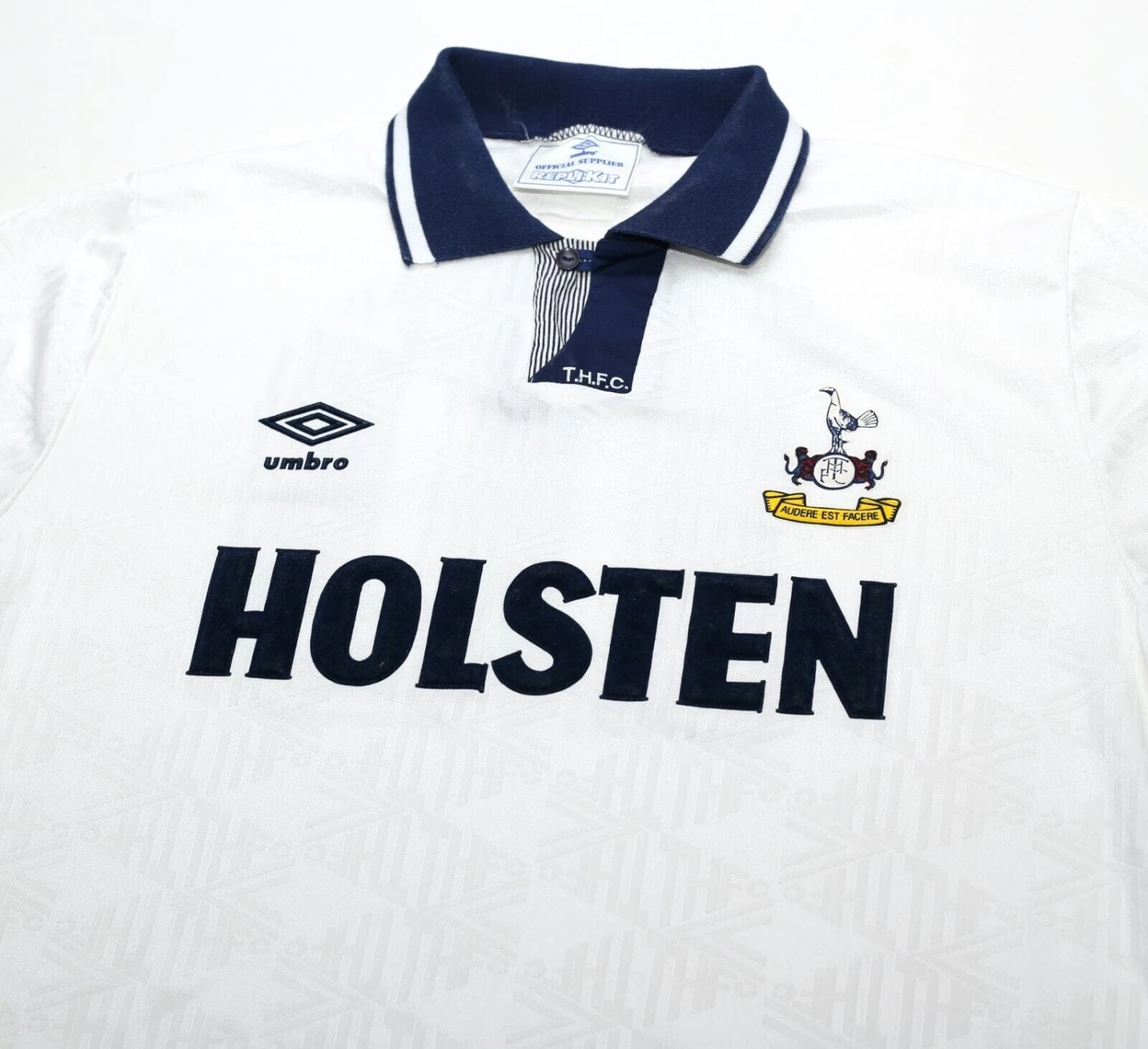 1991/93 SHERINGHAM #10 Tottenham Hotspur Vintage Umbro HOME Football Shirt (L)(1991 93 sheringham 10 tottenham hotspur vintage umbro home football shirt l) 1991/93 SHERINGHAM #10 Tottenham Hotspur Vintage Umbro HOME Football Shirt (L)(1991 93 Sheringham 10 Tottenham Hotspur Vintage Umbro Home Football Shirt L) -Football Shirt Collective 1991 93 sheringham 10 tottenham hotspur vintage umbro home football shirt l 39963422392567