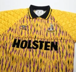 1991/93 Tottenham Hotspur #1 Vintage Umbro Goalkeeper Football Shirt (S) GK(1991 93 Tottenham Hotspur 1 Vintage Umbro Goalkeeper Football Shirt S Gk) -Football Shirt Collective 1991 93 tottenham hotspur 1 vintage umbro goalkeeper football shirt s gk 73224420131190