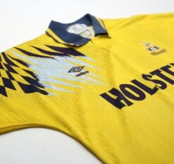 1991/95 Tottenham Hotspur Vintage Umbro Away Football Shirt (L)(1991 95 Tottenham Hotspur Vintage Umbro Away Football Shirt L) -Football Shirt Collective 1991 95 tottenham hotspur vintage umbro away football shirt l 43365338841335