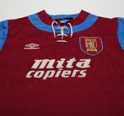 1992/93 McGRATH #5 Aston Villa Vintage Umbro Home Football Shirt (M/L)(1992 93 Mcgrath 5 Aston Villa Vintage Umbro Home Football Shirt M L) -Football Shirt Collective 1992 93 mcgrath 5 aston villa vintage umbro home football shirt m l 1154840830