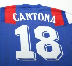 1992/94 CANTONA #18 France Vintage Adidas Home Football Shirt Jersey (L) Euro 92(1992 94 Cantona 18 France Vintage Adidas Home Football Shirt Jersey L Euro 92) -Football Shirt Collective 1992 94 cantona 18 france vintage adidas home football shirt jersey l euro 92 40009938239735