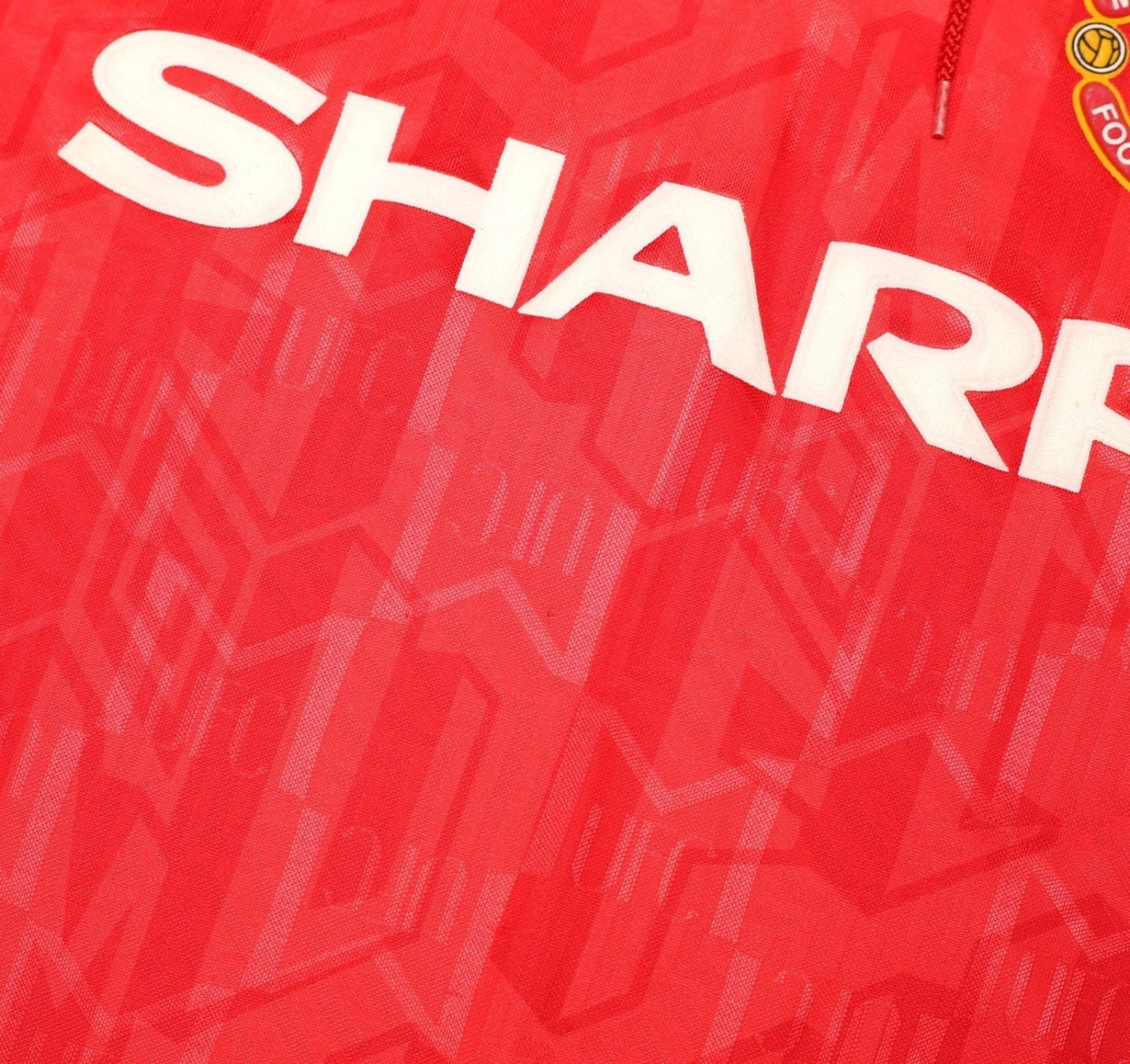 1992/94 CANTONA #7 Manchester United Vintage Umbro Home Football Shirt (L/XL)(1992 94 cantona 7 manchester united vintage umbro home football shirt l xl) 1992/94 CANTONA #7 Manchester United Vintage Umbro Home Football Shirt (L/XL)(1992 94 Cantona 7 Manchester United Vintage Umbro Home Football Shirt L Xl) -Football Shirt Collective 1992 94 cantona 7 manchester united vintage umbro home football shirt l xl 1176293479