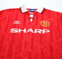 1992/94 CANTONA #7 Manchester United Vintage Umbro Home Football Shirt (L/XL)(1992 94 Cantona 7 Manchester United Vintage Umbro Home Football Shirt L Xl) 3 1992/94 CANTONA #7 Manchester United Vintage Umbro Home Football Shirt (L/XL)(1992 94 Cantona 7 Manchester United Vintage Umbro Home Football Shirt L Xl) -Football Shirt Collective 1992 94 cantona 7 manchester united vintage umbro home football shirt l xl 1176293481