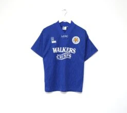 1992/94 LEICESTER CITY Vintage Fox Leisure Home Football Shirt (S)(1992 94 Leicester City Vintage Fox Leisure Home Football Shirt S)
