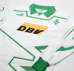 1993/94 Werder Bremen Vintage PUMA L/S Home Football Shirt (M)(1993 94 Werder Bremen Vintage Puma L S Home Football Shirt M) -Football Shirt Collective 1993 94 werder bremen vintage puma l s home football shirt m 43107647946999