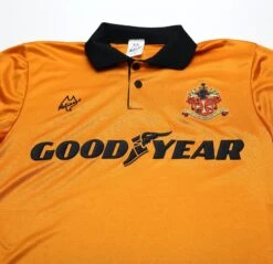 1993/94 WOLVERHAMPTON WANDERERS Vintage Molineux Home Football Shirt (M)(1993 94 Wolverhampton Wanderers Vintage Molineux Home Football Shirt M) -Football Shirt Collective 1993 94 wolverhampton wanderers vintage molineux home football shirt m 40636858302711