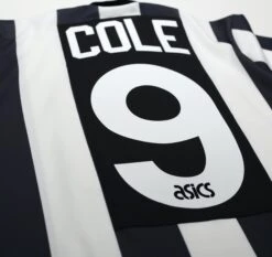 1993/95 Cole #9 Newcastle United Vintage Asics Home Football Shirt (S)(1993 95 Cole 9 Newcastle United Vintage Asics Home Football Shirt S) -Football Shirt Collective 1993 95 cole 9 newcastle united vintage asics home football shirt s 72476469657974