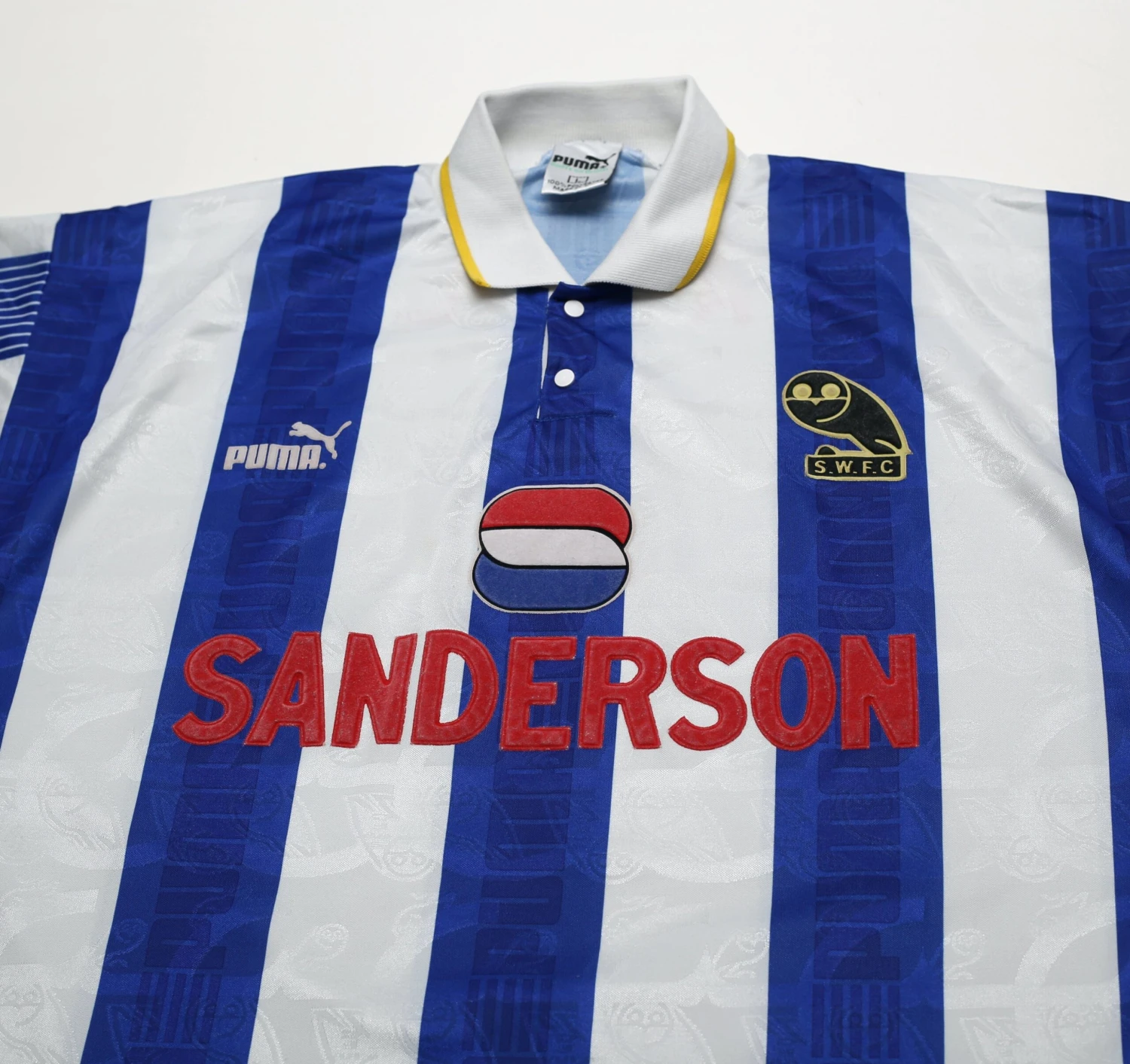 1993/95 WADDLE Sheffield Wednesday Vintage Puma Home Football Shirt (L)(1993 95 waddle sheffield wednesday vintage puma home football shirt l) 1993/95 WADDLE Sheffield Wednesday Vintage Puma Home Football Shirt (L)(1993 95 Waddle Sheffield Wednesday Vintage Puma Home Football Shirt L) -Football Shirt Collective 1993 95 waddle sheffield wednesday vintage puma home football shirt l 1160616627 scaled