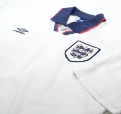 1993/95 Wright #14 England Vintage Umbro Home Football Shirt (L) US Cup 93(1993 95 Wright 14 England Vintage Umbro Home Football Shirt L Us Cup 93) -Football Shirt Collective 1993 95 wright 14 england vintage umbro home football shirt l us cup 93 72476292350326