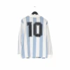 1993 MARADONA #10 Argentina Adidas Originals LS Home Football Shirt (L)(1993 Maradona 10 Argentina Adidas Originals Ls Home Football Shirt L)