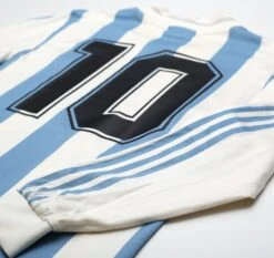 1993 MARADONA #10 Argentina Adidas Originals LS Home Football Shirt (S)(1993 Maradona 10 Argentina Adidas Originals Ls Home Football Shirt S) 10 1993 MARADONA #10 Argentina Adidas Originals LS Home Football Shirt (S)(1993 Maradona 10 Argentina Adidas Originals Ls Home Football Shirt S) -Football Shirt Collective 1993 maradona 10 argentina adidas originals ls home football shirt s 1171895262