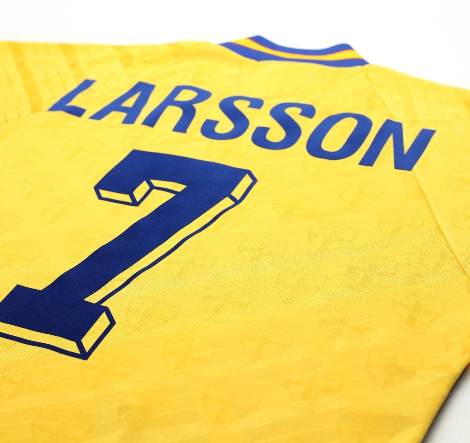 1994/95 LARSSON #7 Sweden Vintage adidas WC 94 Home Football Shirt (XL)(1994 95 larsson 7 sweden vintage adidas wc 94 home football shirt xl) 1994/95 LARSSON #7 Sweden Vintage Adidas WC 94 Home Football Shirt (XL)(1994 95 Larsson 7 Sweden Vintage Adidas Wc 94 Home Football Shirt Xl) -Football Shirt Collective 1994 95 larsson 7 sweden vintage adidas wc 94 home football shirt xl 1181561431