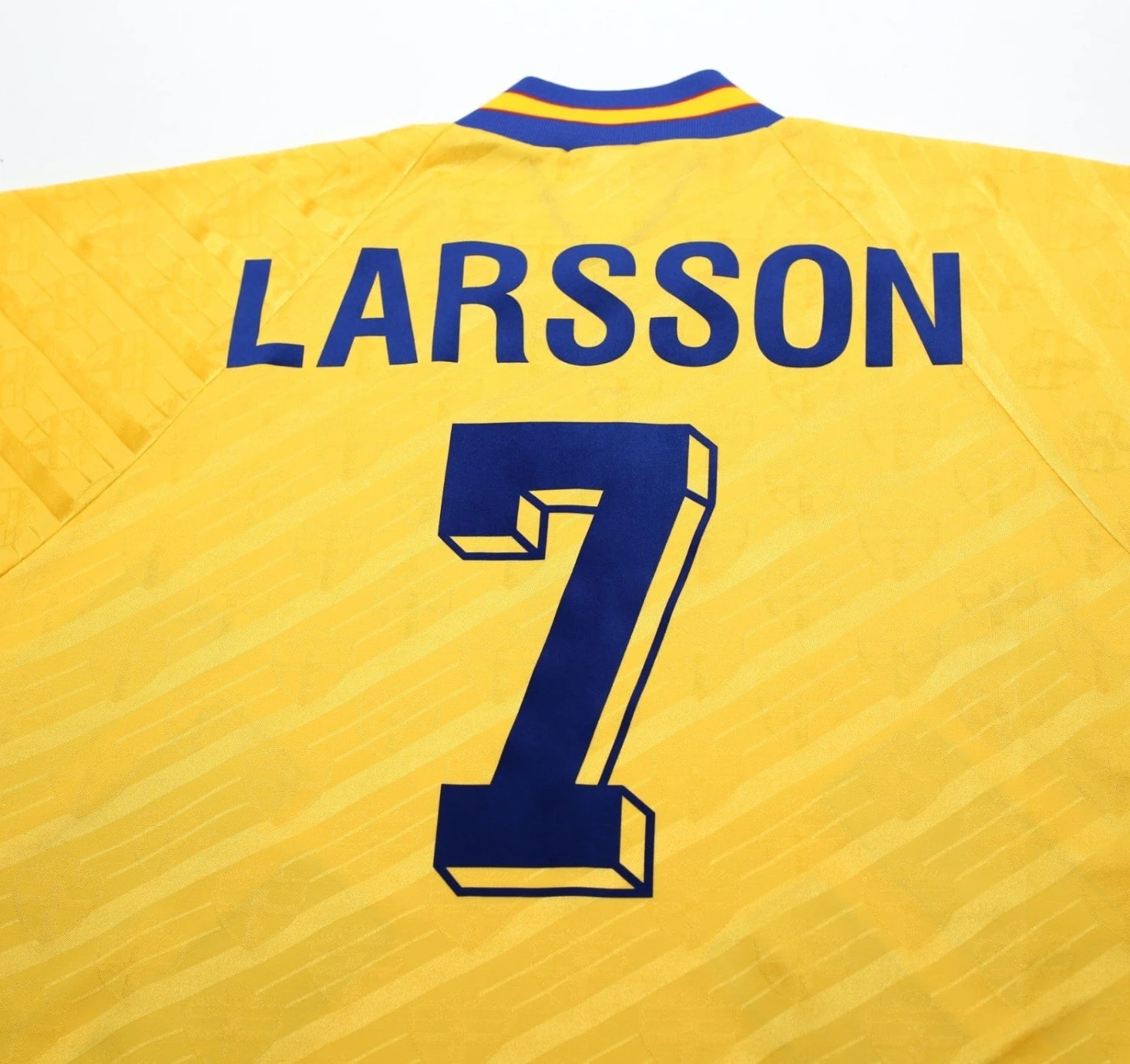 1994/95 LARSSON #7 Sweden Vintage adidas WC 94 Home Football Shirt (XL)(1994 95 larsson 7 sweden vintage adidas wc 94 home football shirt xl) 1994/95 LARSSON #7 Sweden Vintage Adidas WC 94 Home Football Shirt (XL)(1994 95 Larsson 7 Sweden Vintage Adidas Wc 94 Home Football Shirt Xl) -Football Shirt Collective 1994 95 larsson 7 sweden vintage adidas wc 94 home football shirt xl 1181561433