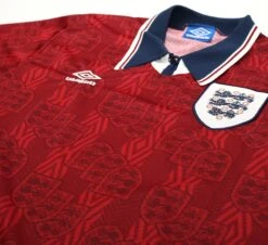 1994/95 SHEARER #9 England Umbro Away Football Shirt (L/XL)(1994 95 Shearer 9 England Umbro Away Football Shirt Xl) -Football Shirt Collective 1994 95 shearer 9 england umbro away football shirt l xl 40134181421303