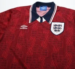 1994/95 SHEARER #9 England Umbro Away Football Shirt (L/XL)(1994 95 Shearer 9 England Umbro Away Football Shirt Xl) -Football Shirt Collective 1994 95 shearer 9 england umbro away football shirt l xl 40134181683447