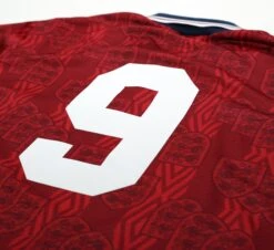 1994/95 SHEARER #9 England Umbro Away Football Shirt (L/XL)(1994 95 Shearer 9 England Umbro Away Football Shirt Xl) -Football Shirt Collective 1994 95 shearer 9 england umbro away football shirt l xl 40134181978359