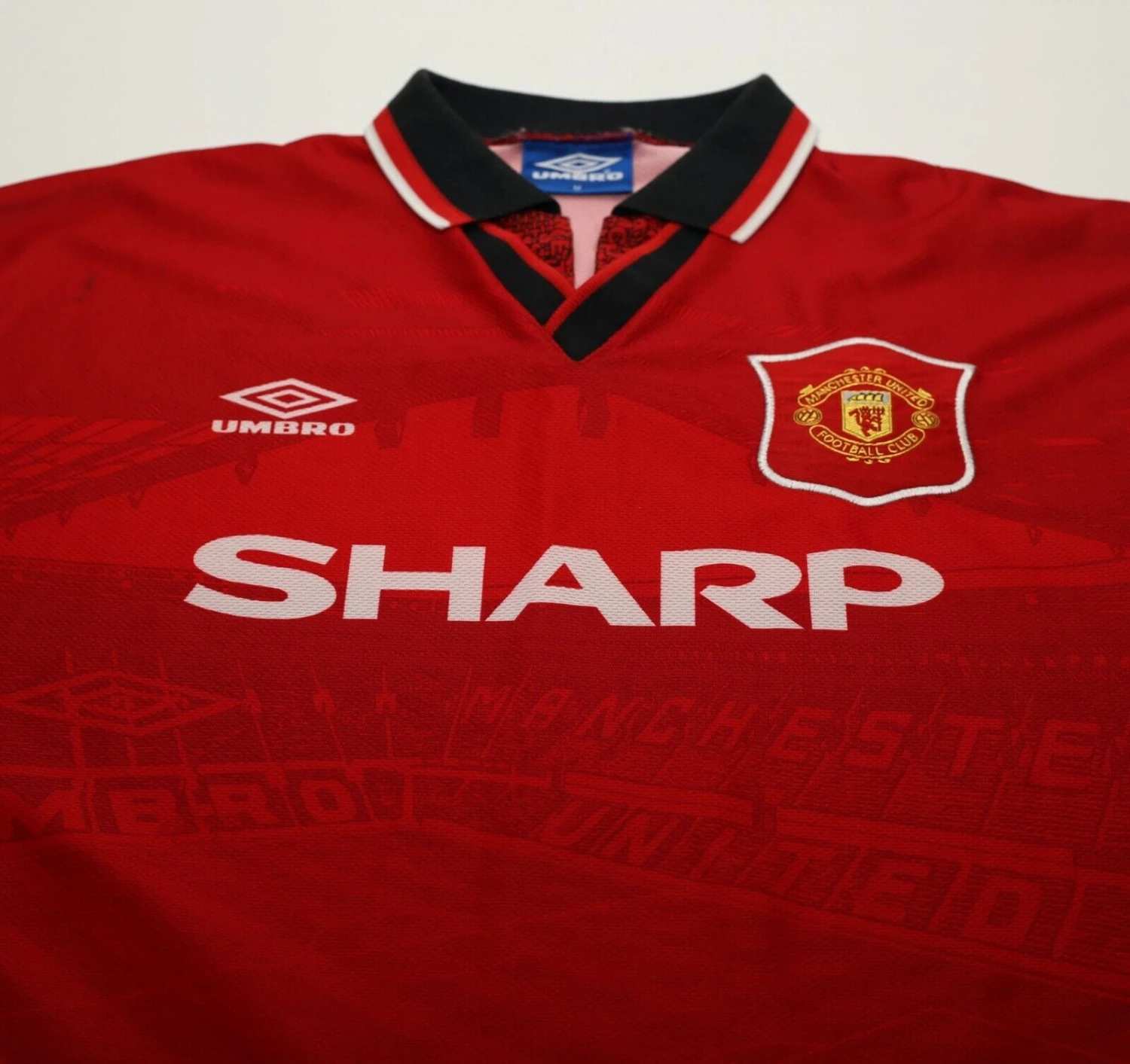 1994/96 CANTONA #7 Manchester United Vintage Umbro Football Shirt (M)(1994 96 cantona 7 manchester united vintage umbro football shirt m) 1994/96 CANTONA #7 Manchester United Vintage Umbro Football Shirt (M)(1994 96 Cantona 7 Manchester United Vintage Umbro Football Shirt M) -Football Shirt Collective 1994 96 cantona 7 manchester united vintage umbro football shirt m 1145923975